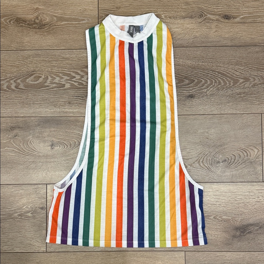 ASOS Colorful Striped Sleeveless Top
